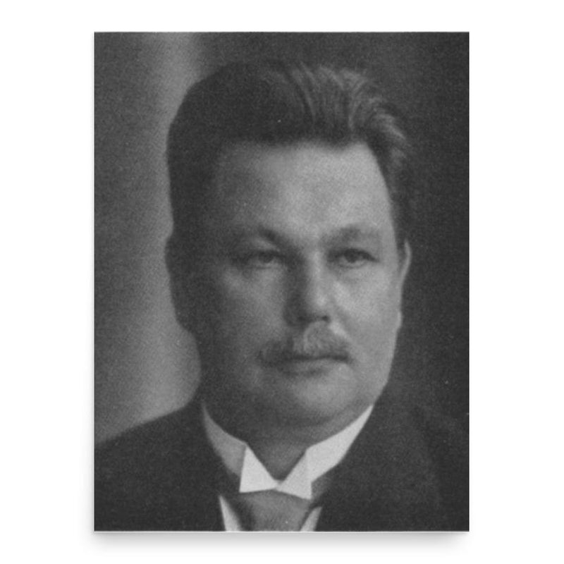 Bernhard Eriksson poster print, in size 18x24 inches.