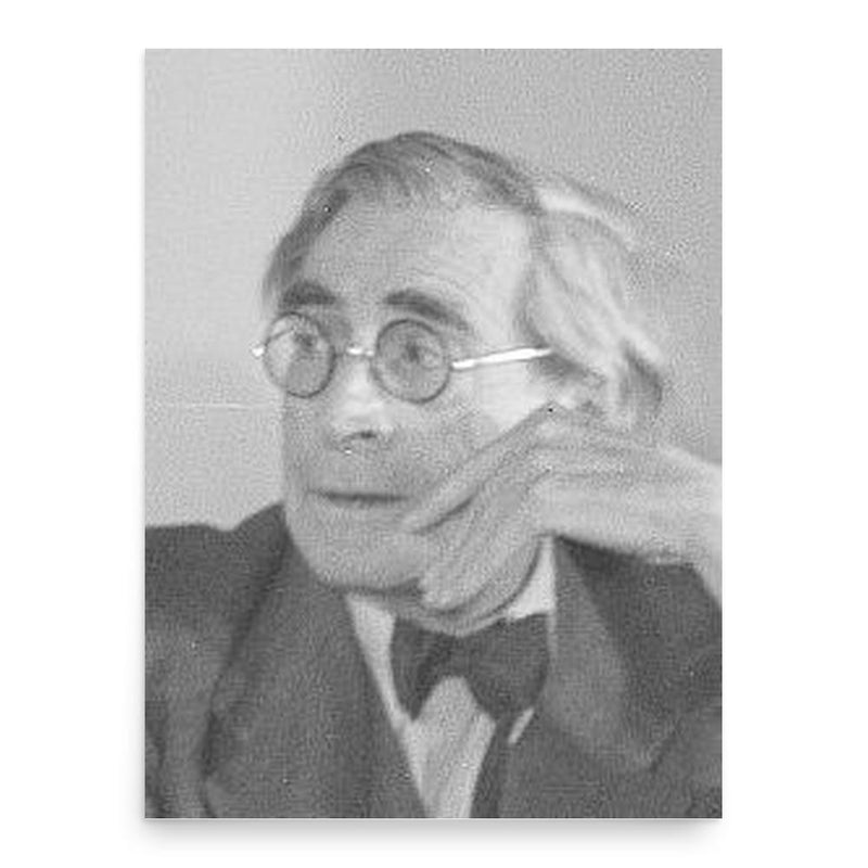 Bernhard Kellermann poster print, in size 18x24 inches.