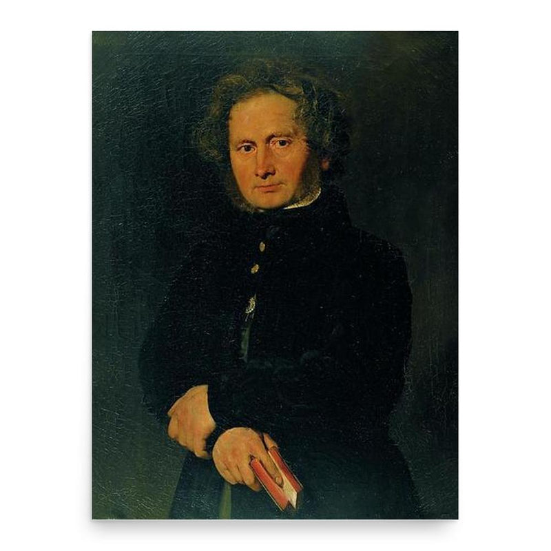 Bernhard Severin Ingemann poster print, in size 18x24 inches.