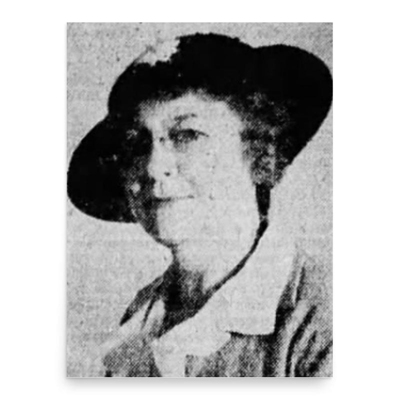 Bernice Cameron poster print, in size 18x24 inches.