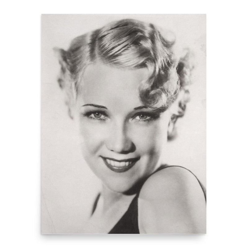Bernice Claire poster print, in size 18x24 inches.