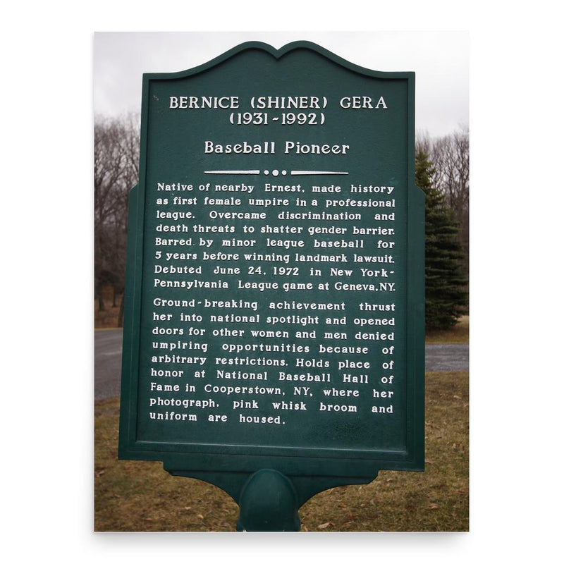 Bernice Gera poster print, in size 18x24 inches.