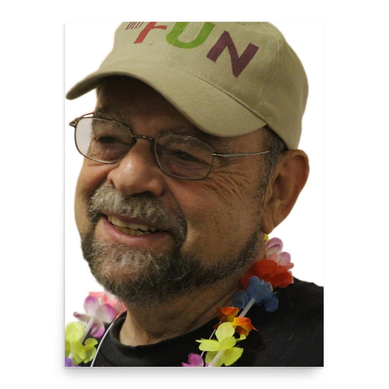 Bernie De Koven poster print, in size 18x24 inches.