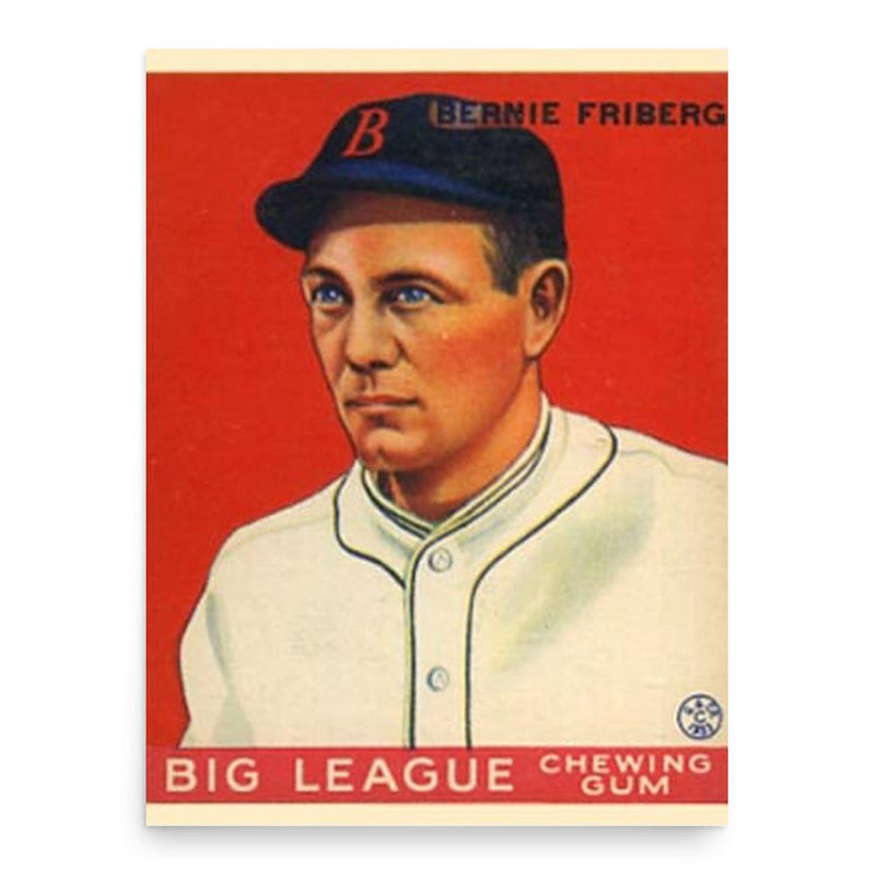 Bernie Friberg poster print, in size 18x24 inches.