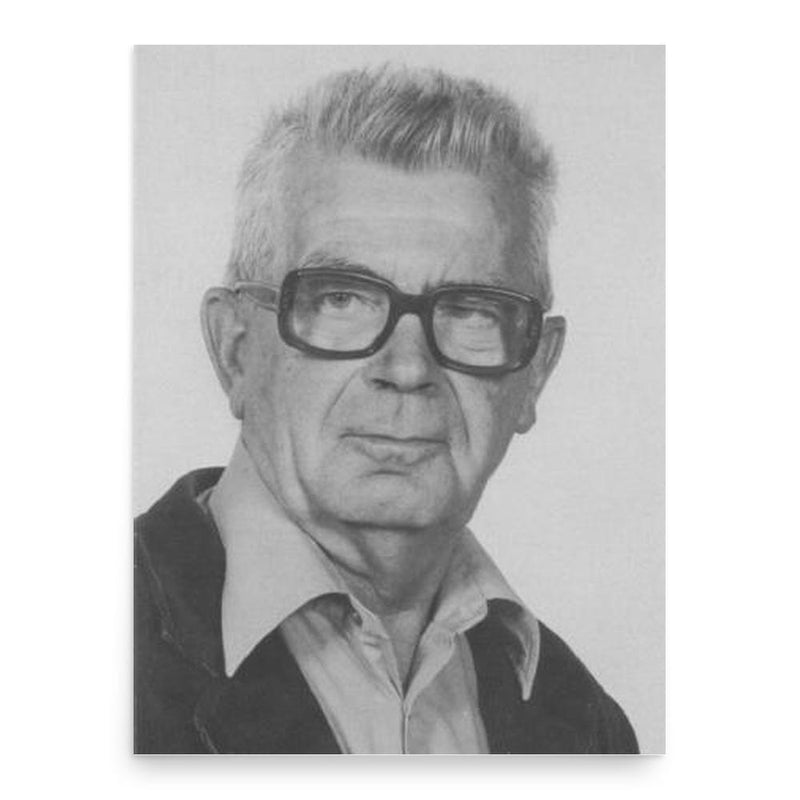 Bert Broer poster print, in size 18x24 inches.