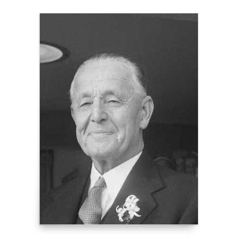 Bert Cooksley poster print, in size 18x24 inches.