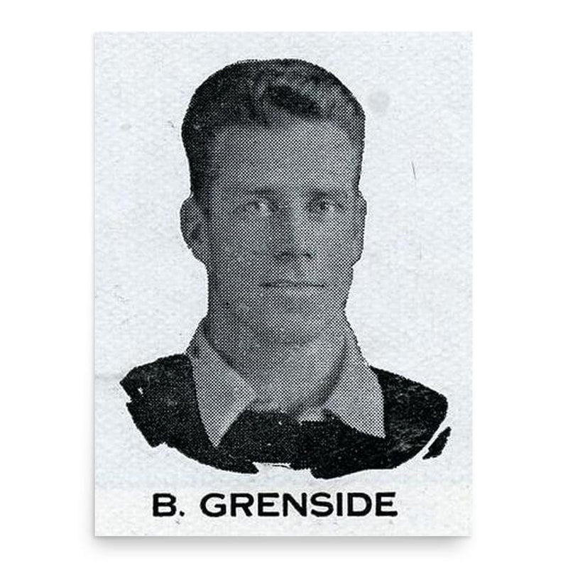 Bert Grenside poster print, in size 18x24 inches.