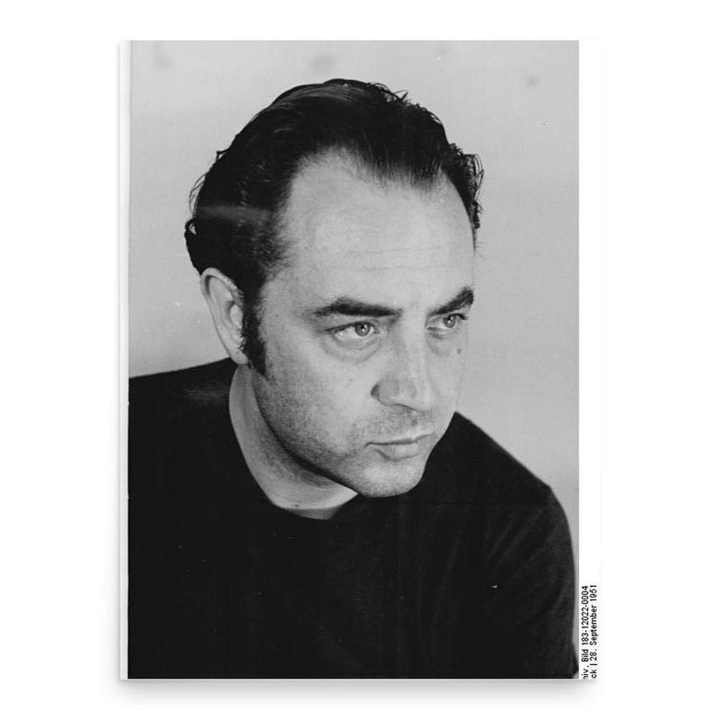 Bert Heller poster print, in size 18x24 inches.