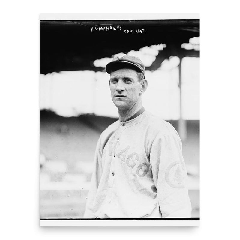 Bert Humphries poster print, in size 18x24 inches.