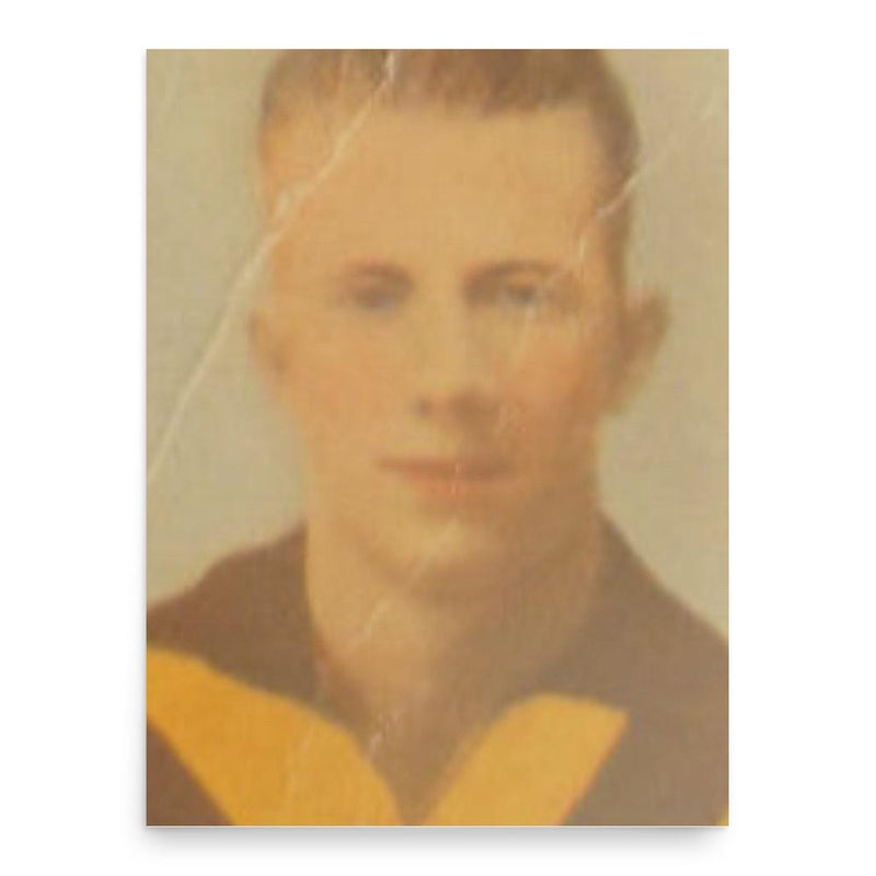 Bert Hyde poster print, in size 18x24 inches.