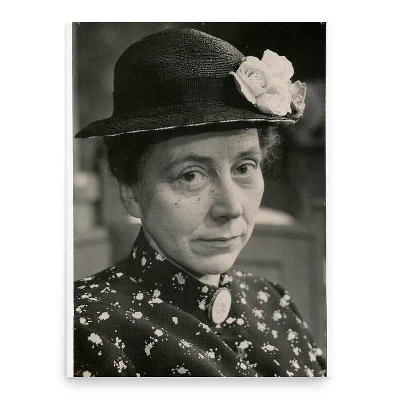 Berta Hall poster print, in size 18x24 inches.