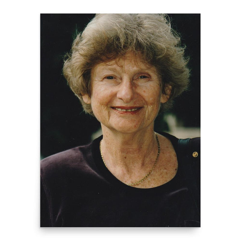 Bertha Becker poster print, in size 18x24 inches.