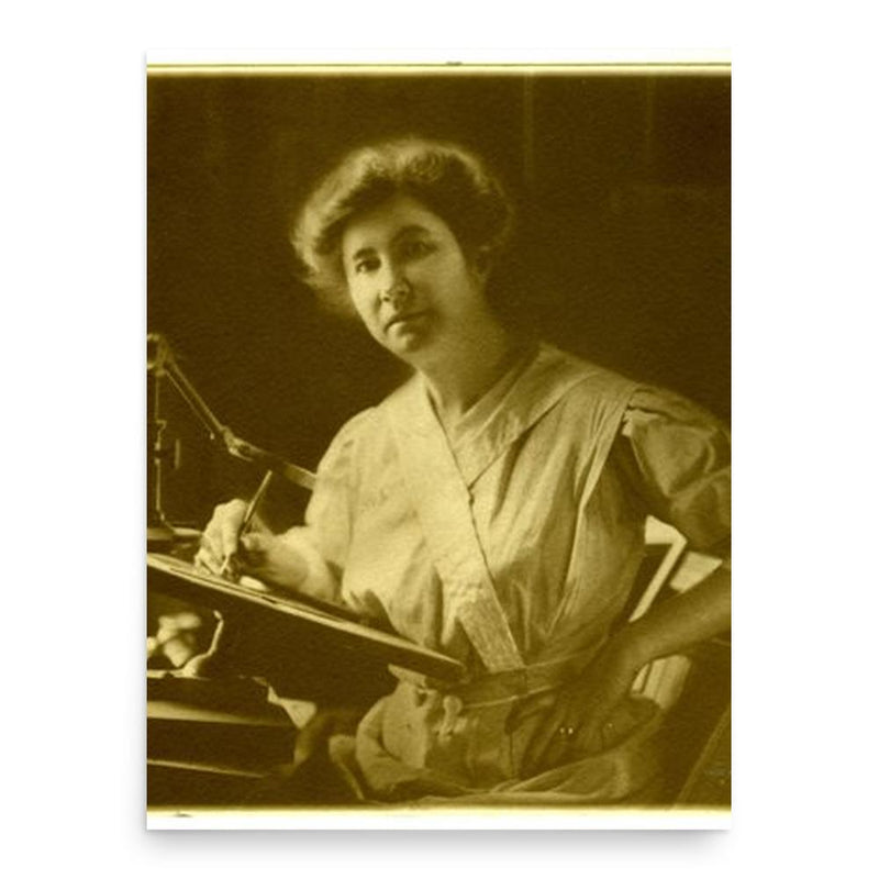 Bertha Jaques poster print, in size 18x24 inches.