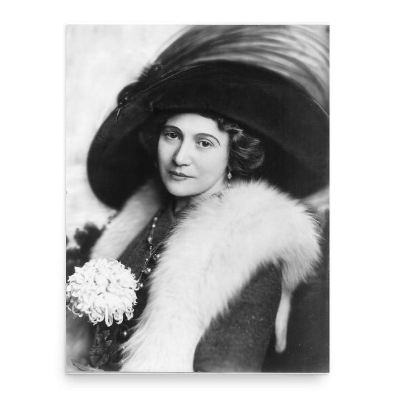 Bertha Kalich poster print, in size 18x24 inches.