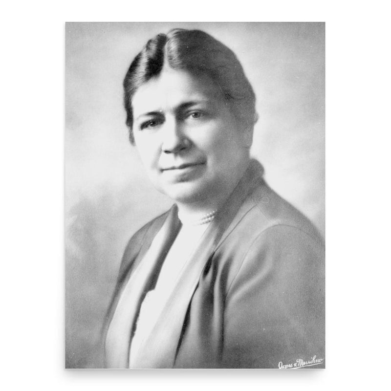 Bertha Knight Landes poster print, in size 18x24 inches.