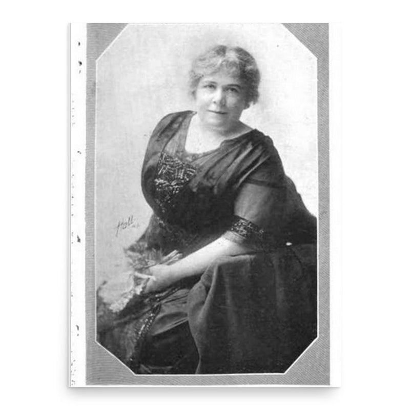 Bertha Lincoln Heustis poster print, in size 18x24 inches.