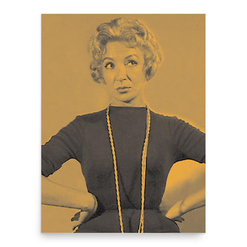 Bertha Moss poster print, in size 18x24 inches.