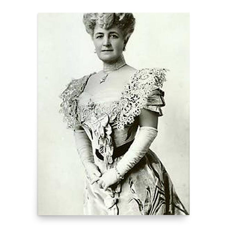 Bertha Palmer poster print, in size 18x24 inches.