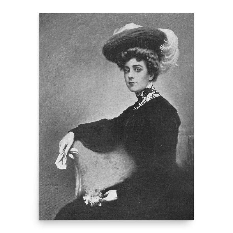 Bertha Perry Ronalds poster print, in size 18x24 inches.