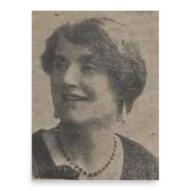 Bertha Southey Brammall poster print, in size 18x24 inches.