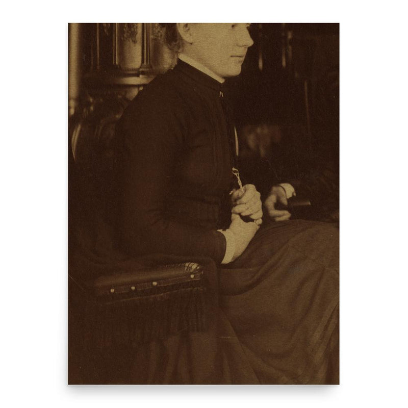 Bertha Van Hoosen poster print, in size 18x24 inches.