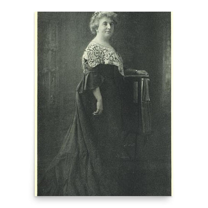 Bertha Vyver poster print, in size 18x24 inches.