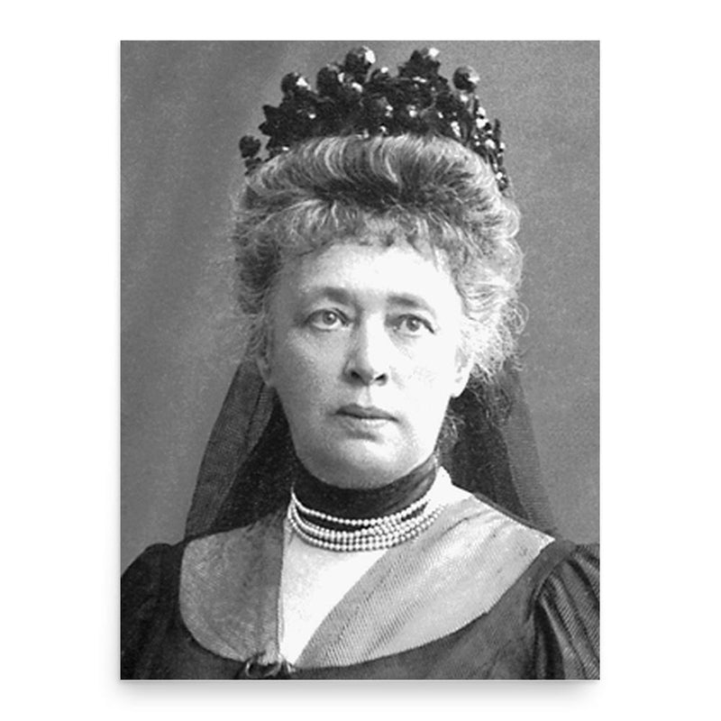 Bertha von Suttner poster print, in size 18x24 inches.