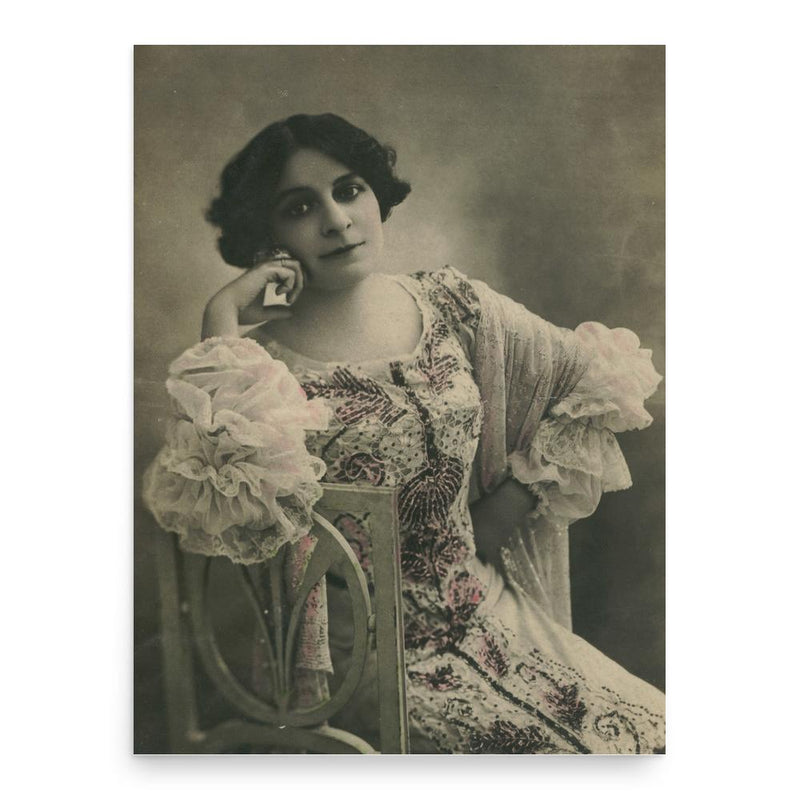 Berthe Bady poster print, in size 18x24 inches.
