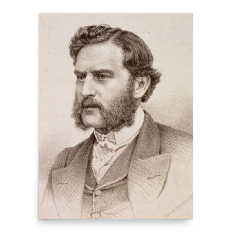 Berthold Carl Seemann poster print, in size 18x24 inches.
