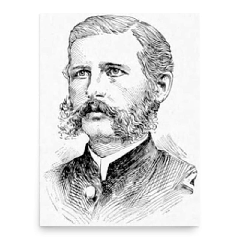 Berthold Fernow poster print, in size 18x24 inches.