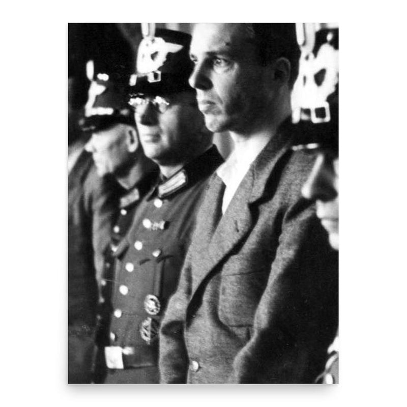Berthold Schenk Graf von Stauffenberg poster print, in size 18x24 inches.