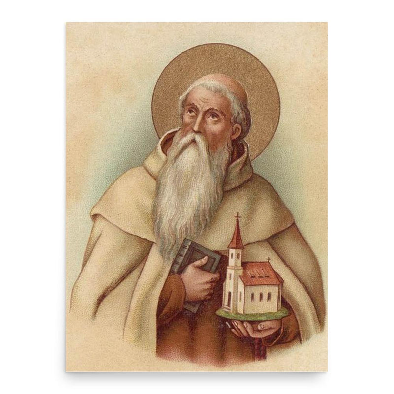 Berthold of Calabria poster print, in size 18x24 inches.