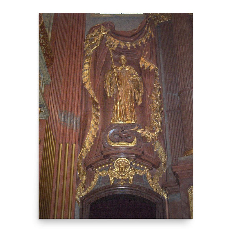Berthold of Garsten poster print, in size 18x24 inches.