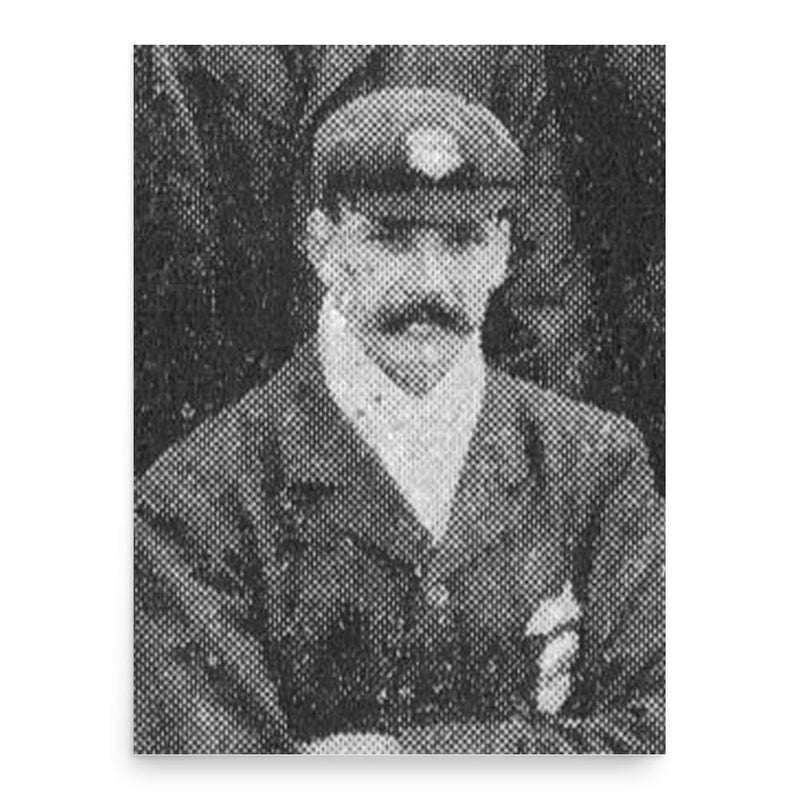 Bertie Harragin poster print, in size 18x24 inches.