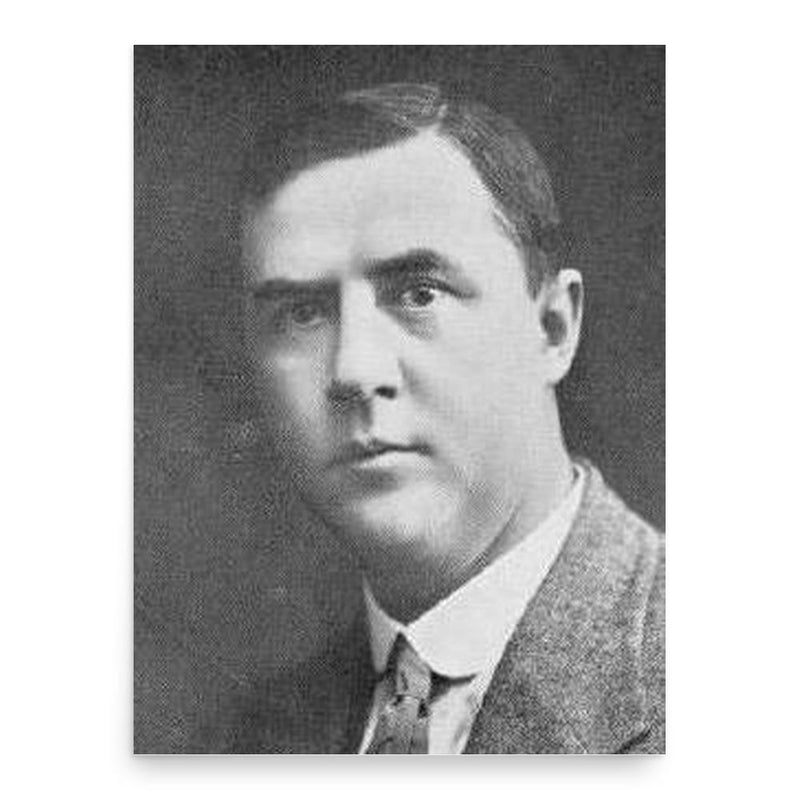 Bertie Johnston poster print, in size 18x24 inches.