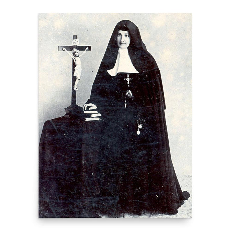 Bertilda Samper Acosta poster print, in size 18x24 inches.