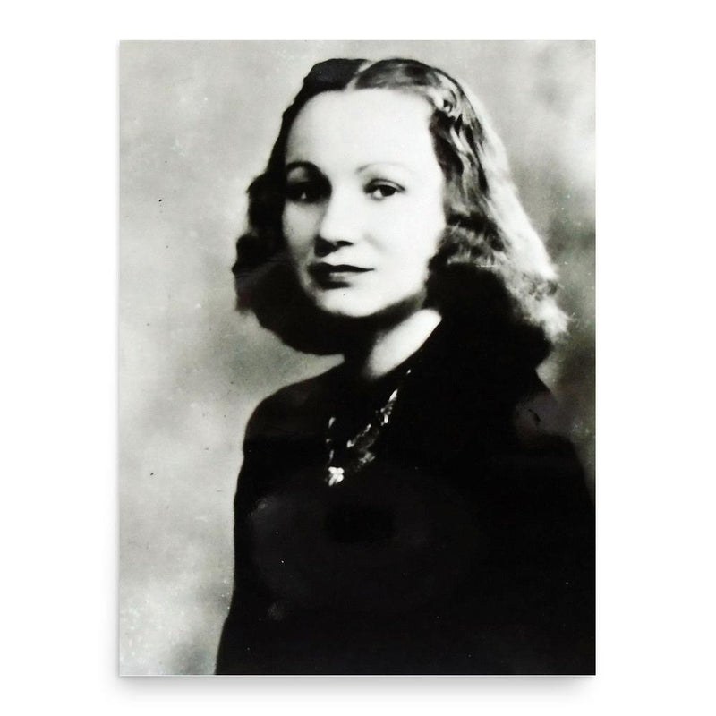 Bertita Harding poster print, in size 18x24 inches.