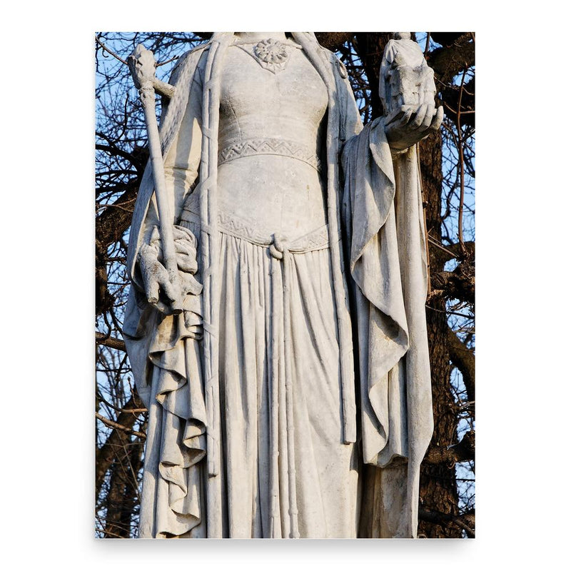 Bertrada of Laon poster print, in size 18x24 inches.