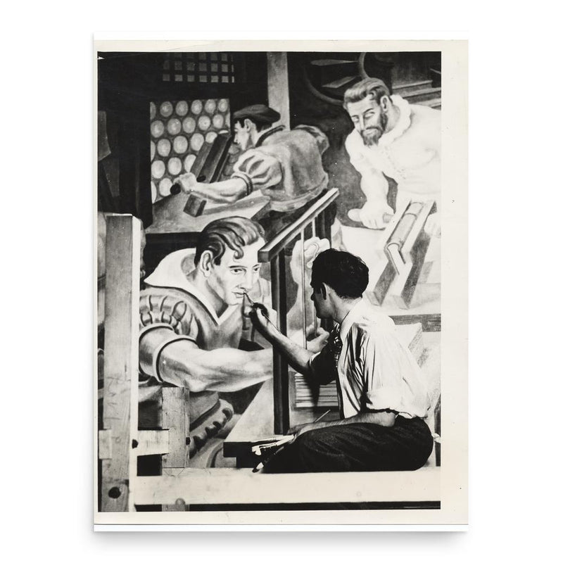 Bertram Goodman poster print, in size 18x24 inches.