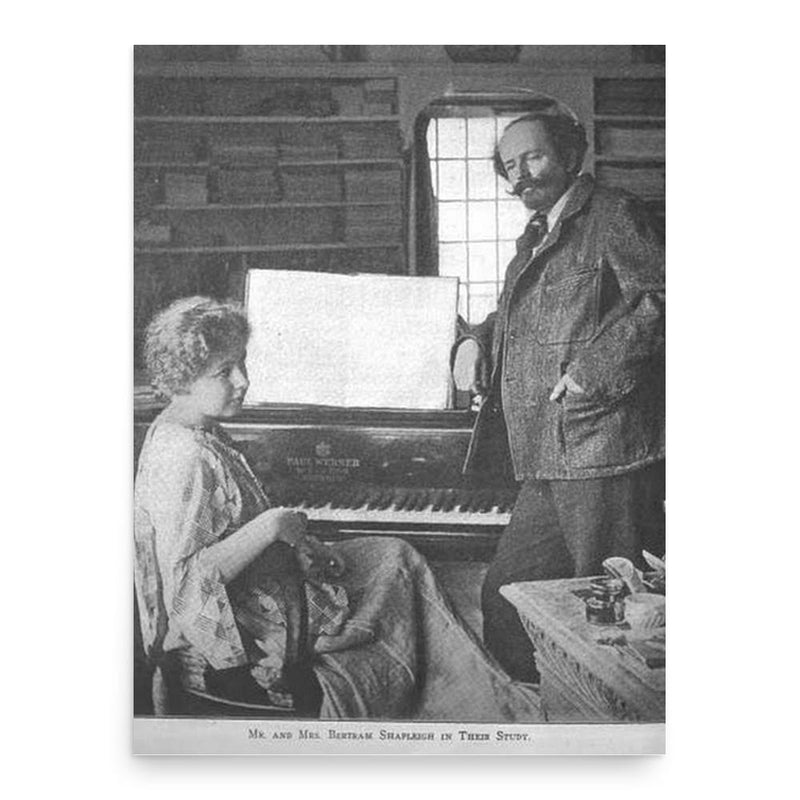 Bertram Shapleigh poster print, in size 18x24 inches.