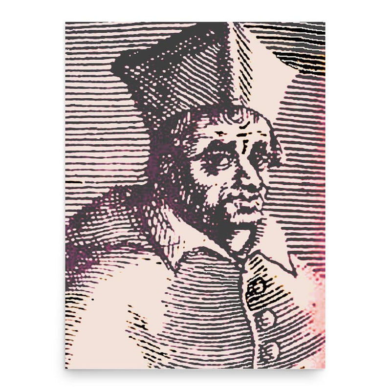 Bertrand du Pouget poster print, in size 18x24 inches.