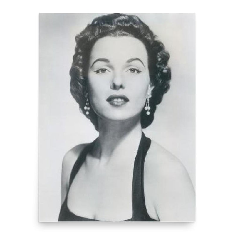 Bess Myerson poster print, in size 18x24 inches.