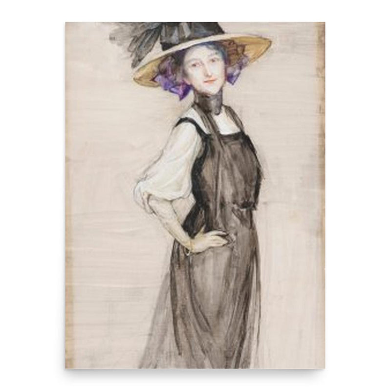 Bess Norriss poster print, in size 18x24 inches.