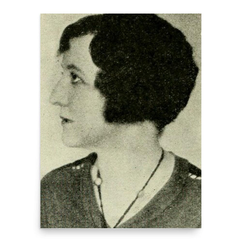 Bessie Beatty poster print, in size 18x24 inches.