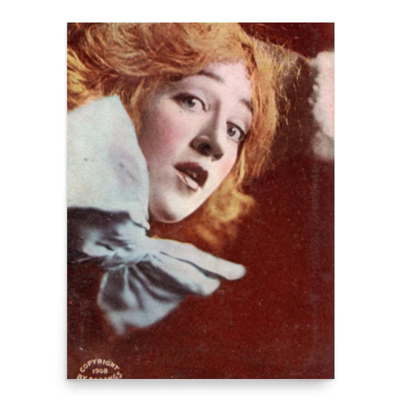 Bessie McCoy poster print, in size 18x24 inches.