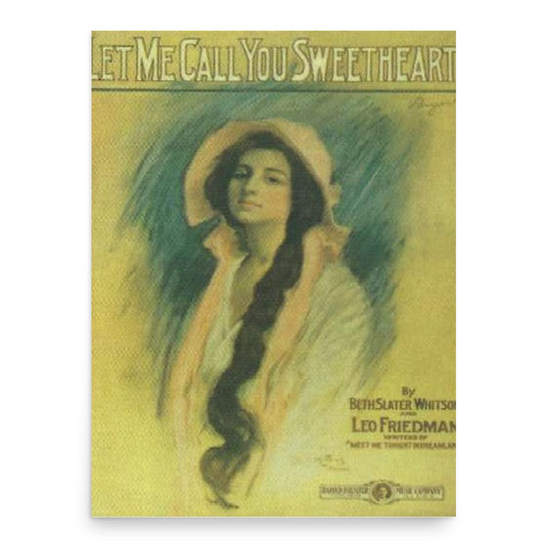 Beth Slater Whitson poster print, in size 18x24 inches.
