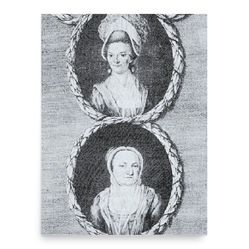 Betje Wolff poster print, in size 18x24 inches.
