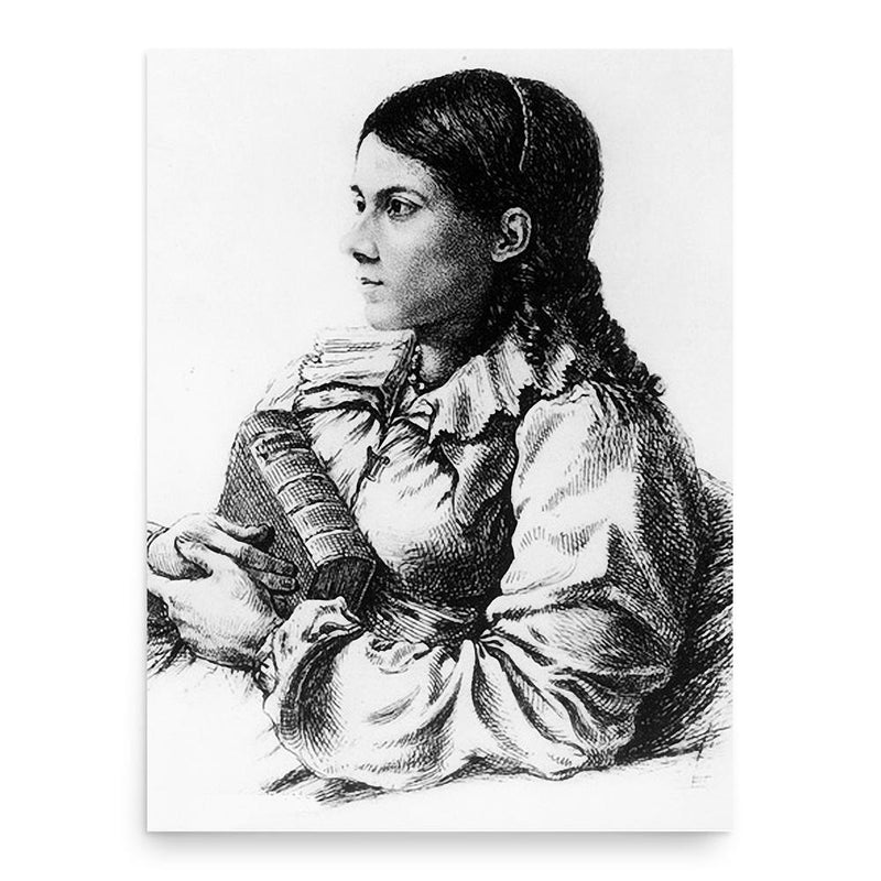 Bettina von Arnim poster print, in size 18x24 inches.