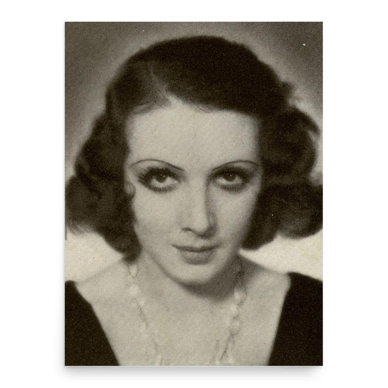 Betty Amann poster print, in size 18x24 inches.