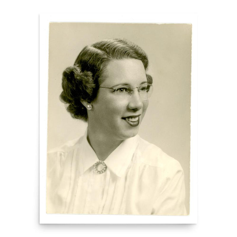 Betty Holberton poster print, in size 18x24 inches.